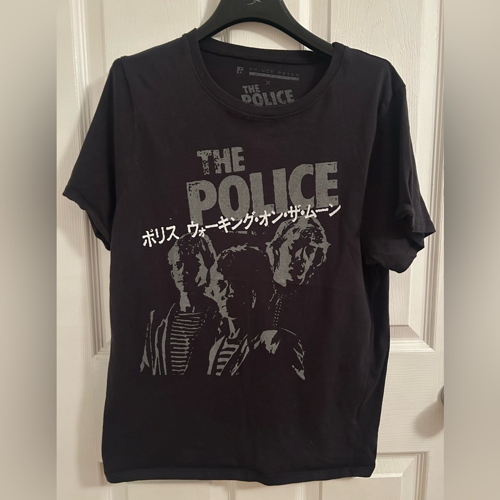 The police graphic Tee. Prince Peter collection.